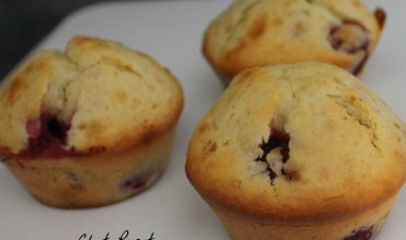 Muffins chocolat blanc et framboises