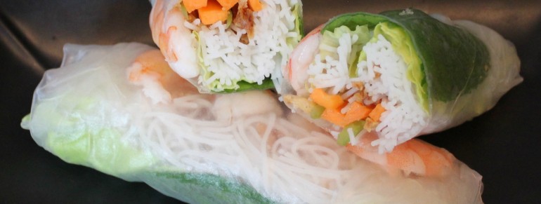 Rouleaux de printemps aux crevettes