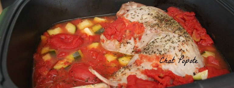 Cuisse de dinde aux petits légumes