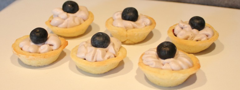 Mini tartelettes aux myrtilles