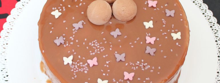 Entremets Chocolat au lait / Yuzu