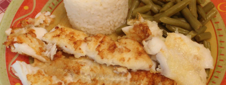 Filet de poisson meunière
