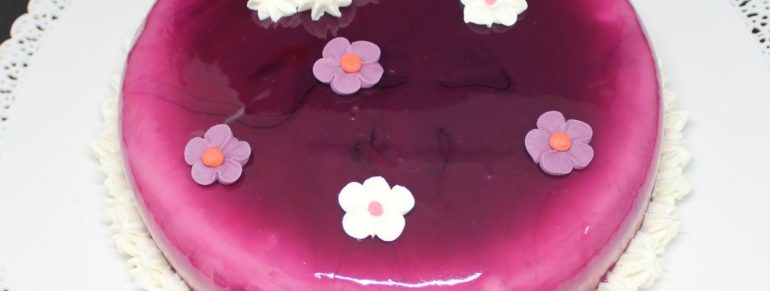 Entremets Litchi, Framboise et Dragée