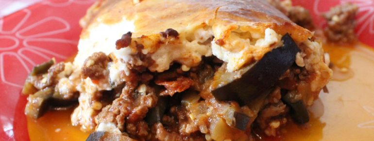 Moussaka facile et légère à ma façon