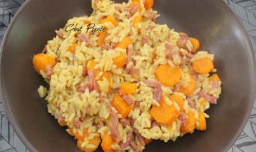 Riz aux carottes épicées et bacon (cookeo)