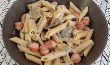 One pot pasta champignons et knaki (cookeo)