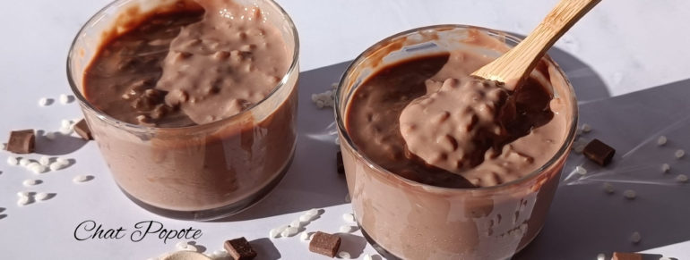 Riz au lait crémeux au chocolat