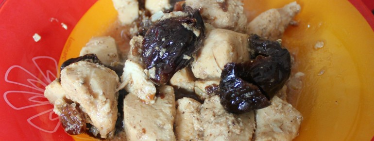 Tajine de poulet aux pruneaux