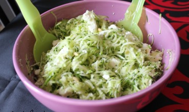 Salade de courgettes râpées à la féta