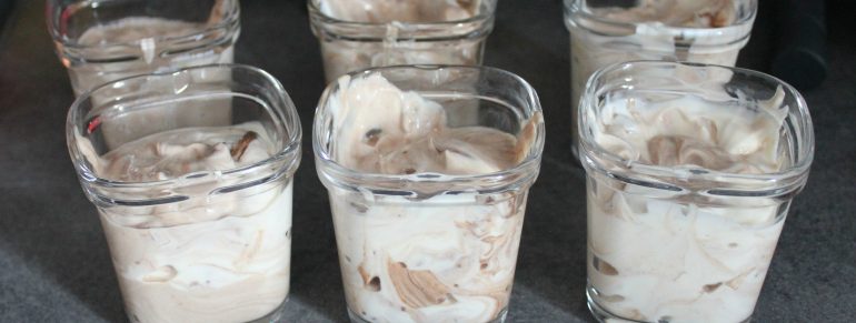 Fromage blanc façon stracciatella