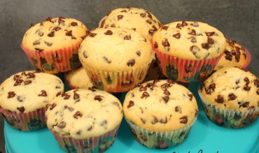 Muffins américains aux pépites de chocolat