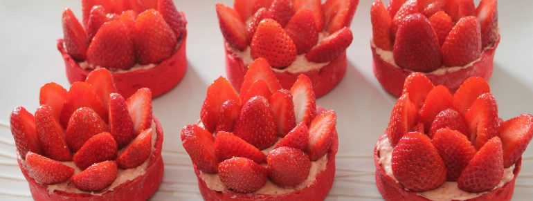 Tartelettes aux fraises façon Hugo & Victor