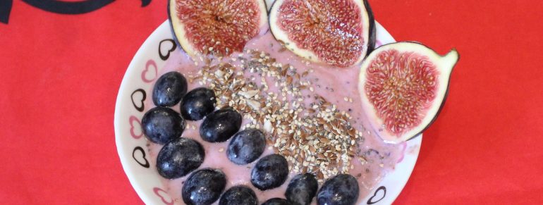 Smoothie Bowl Automnal (figue/raisin noir)
