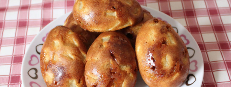 Moel’Oeufs aux pommes et pépites de caramel au beurre salé