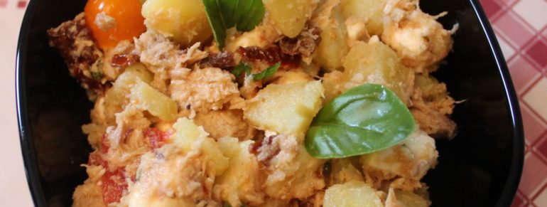 Salade de pomme de terre au thon épicé