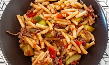One pot pasta boeuf et ratatouille (cookeo)